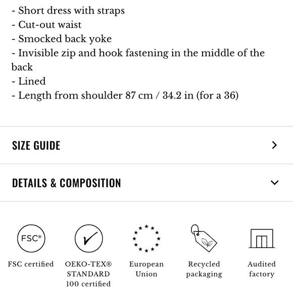 🌿|NWT| Sézane Janie Dress - Picture 13 of 14